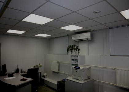 светодиодные светильники EcoLight в офисе «Локо Банка» - фото - 1